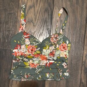 BOG Collective Orange Fitted Camisole